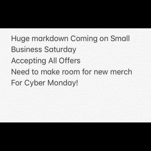 Small Biz Saturday Markdown!